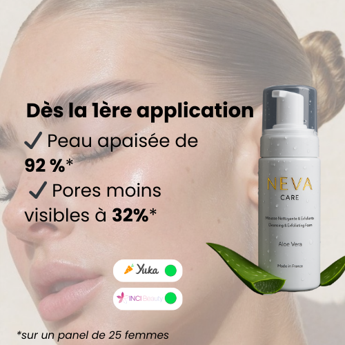 Mousse Éclat Nettoyante & Exfoliante — Booster de teint 150ML - 300 utilisations