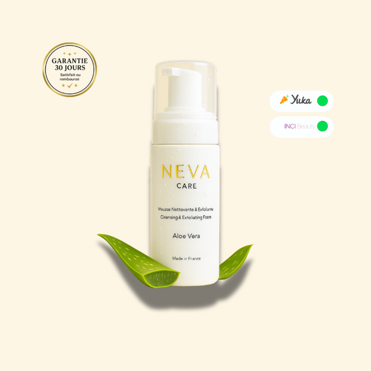 Mousse Éclat Nettoyante & Exfoliante — Booster de teint 150ML - 300 utilisations
